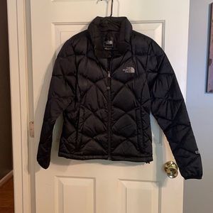 NorthFace shiny puffer jacket Small